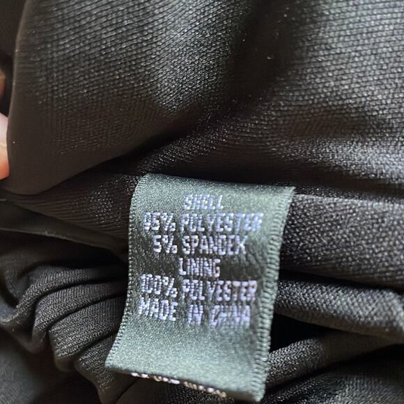 Hailey Adrianna Papell Black Sequin One Shoulder Black Dress Formal Maxi Evening - Picture 5 of 5